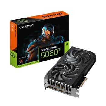 16GB GIGABYTE GeForce RTX 5060 Ti WINDFORCE 16G (GV-N506TWF2-16GD)