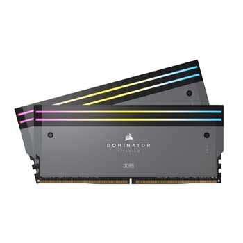 64GB DDRAM 5 6000 Corsair Dominator Titanium RGB Led Grey - CMP64GX5M2B6000Z30 (KIT)