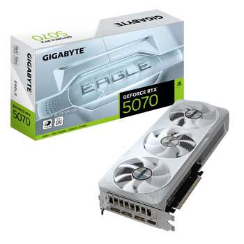 12GB GIGABYTE GeForce RTX 5070 EAGLE OC ICE SFF 12G (GV-N5070EAGLEOC ICE-12GD)