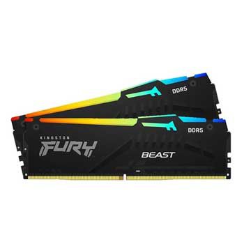 64GB DDRAM 5 6000 Kingston FURY Beast Black RGB EXPO KF560C36BBE2AK2-64 (Kit)