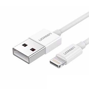 Cáp sạc USB Lightning chuẩn MFi Ugreen 80315 Dài 1.5M