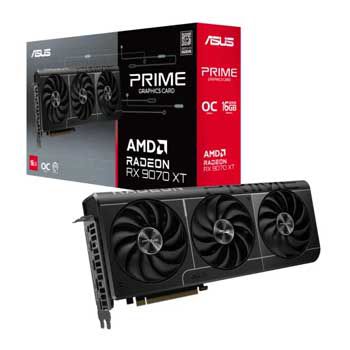16GB ASUS Prime Radeon RX 9070 XT OC Edition 16GB GDDR6 16GB GDDR6 (PRIME-RX9070XT-O16G)