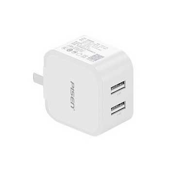 Cốc sạc điện thoại Pisen FAST Dual USB 2.4A PSD07-2A