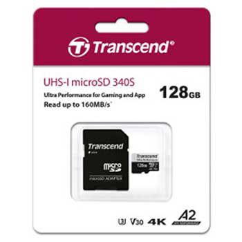MICRO-SD 128GB TRANSCEND CLASS 10 (160MB/s) (kèm adapter )