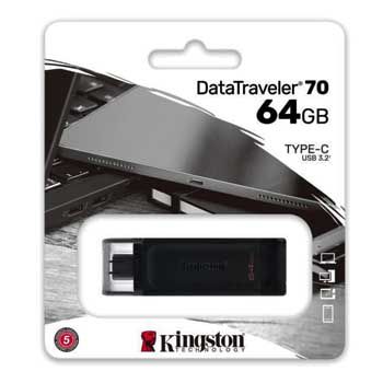 64GB KINGSTON DataTraveler 70 USB-C 3.2 Gen 1 (DT70/64GB)