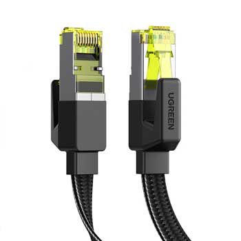 Cáp Mạng Cat 7 U/FTP đúc sẵn dẹt dài 3M Ugreen 40159 (tốc độ 10Gbps 600Mhz )