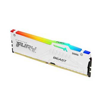 16GB DDRAM 5 5200 Kingston Fury Beast RGB White