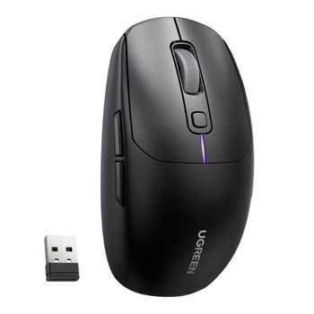 Chuột có dây và không dây 2.4Ghz + Bluetooth Ugreen 90539 (Pin sạc)