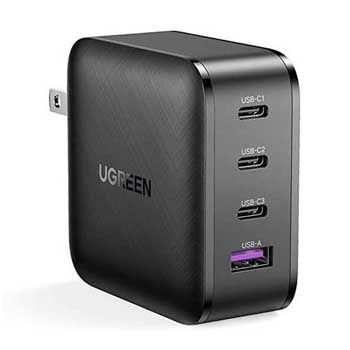 Cốc sạc nhanh 4 cổng, 3 USB-C và 1 USB 65W Ugreen 70773