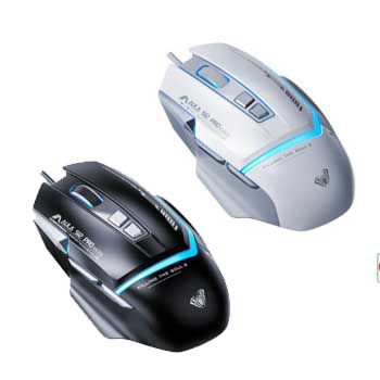 Chuột Gaming có dây AULA S12 PRO (màu Đen , Trắng )