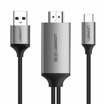 Cáp chuyển USB-C sang HDMI dài 1.5m Ugreen 50544 (hỗ trợ 4K)