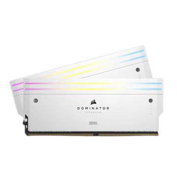96GB DDRAM 5 6000 CORSAIR Dominator Titanium RGB Led White CMP96GX5M2B6000Z30 (KIT)