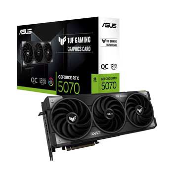 12GB ASUS TUF Gaming GeForce RTX 5070 12GB GDDR7 OC (TUF-RTX5070-O12G-GAMING)