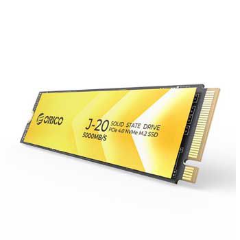 512GB Orico PCIe Gen4x4 M2 NVMe J20 (J20-512GB-GD-BP)