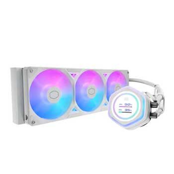 Tản nhiệt nước CPU 3 Fan Cooler Master MasterLiquid 360 Atmos II LCD ARGB White