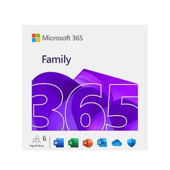 Microsoft 365 Family English APAC Subscr 1YR Medialess FY25H2 (EP2-36878) - Key vật lý Full Box