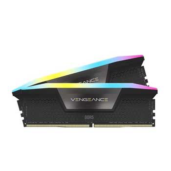 64GB DDRAM 5 5200 CORSAIR Vengeance RGB Black DDR5 - CMH64GX5M2B5200C40W (KIT)