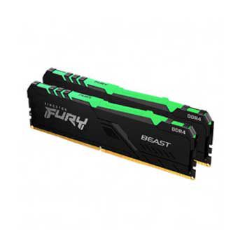 16GB DDRAM 4 3200 KINGSTON HyperX Fury Beast RGB (KIT)