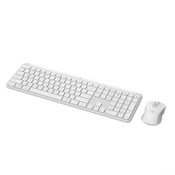 LOGITECH không dây Bluetooth Logitech Signature Slim MK950 (màu Trắng)