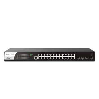 28 PORT DrayTek VigorSwitch Layer 2+ P2282x (28 port/ 10/1Gbps/ SFP)