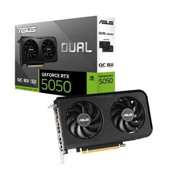 8GB ASUS Dual GeForce RTX 5050 8GB GDDR6 (DUAL-RTX5050-8G)
