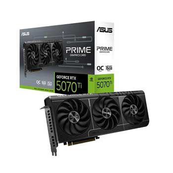 16GB ASUS PRIME GeForce RTX 5070 Ti 16GB GDDR7 OC Edition (PRIME-RTX5070TI-O16G)