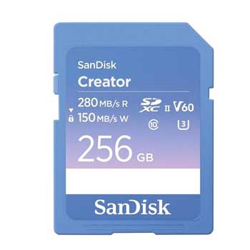 Thẻ nhớ SD SanDisk Creator 256GB SDSDXEP-256G-GNCIS