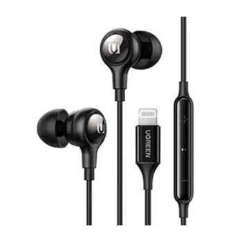 Tai nghe nhét tai cổng Lightning Ugreen 30631 (Màu Đen)