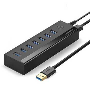 HUB USB 7 Cổng USB 3.0 Ugreen 40522 (Nguồn 5V 2A)