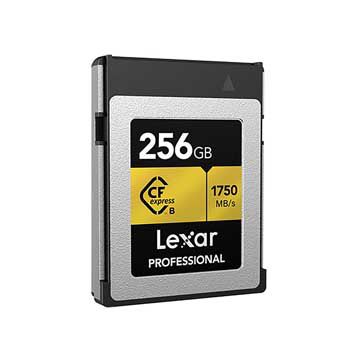 Thẻ nhớ 256GB Lexar Professional CFexpress Type B GOLD LCXEXPR256G-RNENG