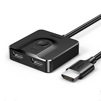 Bộ Chuyển Mạch 2 Chiều HDMI 2 1 Ugreen 70607 (4K@60Hz)