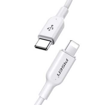 CABLE Sạc Usb TYPE-C to Lightning Pisen CL-PD-1000 dài 1m
