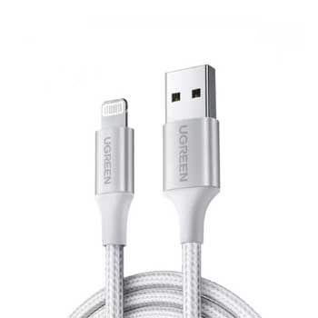 Cáp sạc USB Lightning chuẩn MFi Ugreen 60162 Dài 1.5M (Vỏ nhôm)