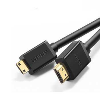 Cáp Mini HDMI to HDMI 1.5M Ugreen 11167 (hỗ trợ 4K@60Hz)