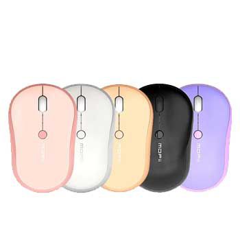 Chuột không dây wireless + Bluetooth MOFII M5DM (trà sữa, hồng , trắng bạc,tím,đen xám)