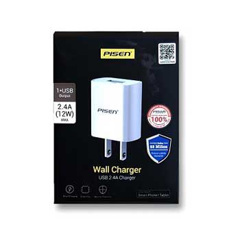 Cốc sạc điện thoại PISEN Fast I Charger USB 2.4A 12W 618062