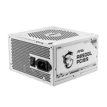 850W MSI 850W MAG A850GL PCIE5 WHITE 80 PLUS Gold