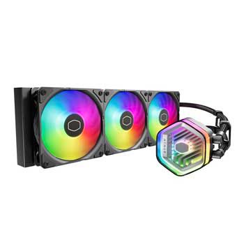 Tản nhiệt nước CPU 3 Fan Cooler Master MasterLiquid 360 Atmos II LCD ARGB Black