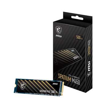 500GB MSI SPATIUM M450 PCIe Gen4x4 NVMe 1.4