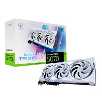 12GB MSI GeForce RTX 5070 12G GAMING TRIO OC WHITE