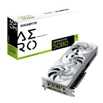 16GB GIGABYTE GeForce RTX 5080 AERO OC SFF 16G (GV-N5080AERO OC-16GD)