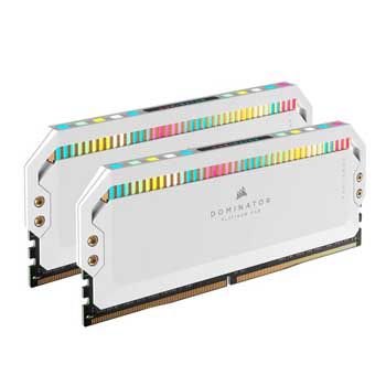 64GB DDRAM 5 5200 CORSAIR DOMINATOR® PLATINUM RGB DDR5 White - CMT64GX5M2B5200C40W (KIT)