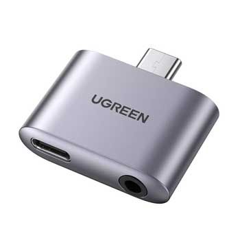 Đầu chuyển USB Type C to 3.5mm + sạc PD 30W Ugreen 70311