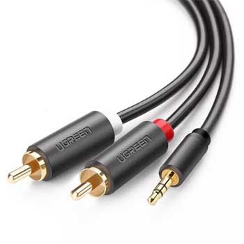 Cable LOA 1 Jack 3.5mm -> 2 RCA Ugreen 10512 ( Dài 3m )