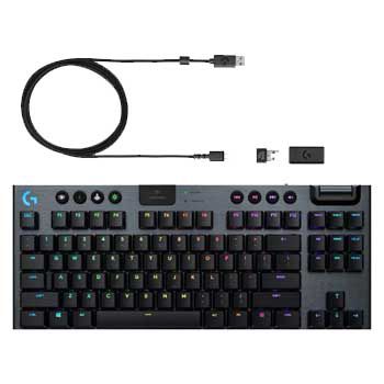LOGITECH không dây G913 TKL Lightspeed Wireless RGB Mechanical Gaming Tactile (black)