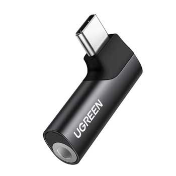 Cáp USB-C sang Cổng Âm Thanh 3.5mm Ugreen 90577 (hỗ trợ Samsung Ipad Xiaomi Oneplus)