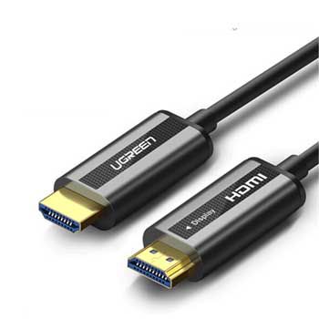 Cáp HDMI 2.0 Sợi Quang Dài 10M Ugreen 50717 (Hỗ Trợ 4K@60Hz HDR)