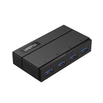 Bộ Chia USB 3.0 - 4 Cổng USB 3.0 UNITEK Y-HB03001 ( Kèm nguồn 12V, hỗ trợ sạc BC1.2)
