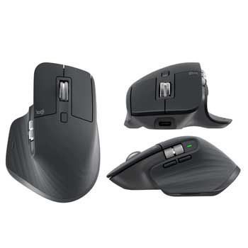 LOGITECH BLUETOOTH MX MASTER 3S silent ( màu đen)