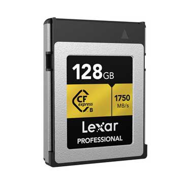 SD 128GB Lexar Professional CFexpress Type B GOLD Series 128GB LCXEXPR128G-RNENG